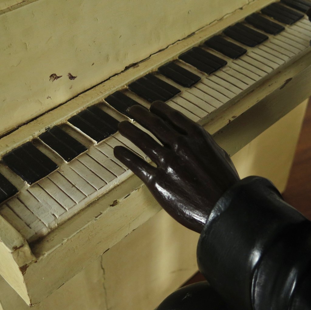 Jazzmusiker Pianospieler Antik