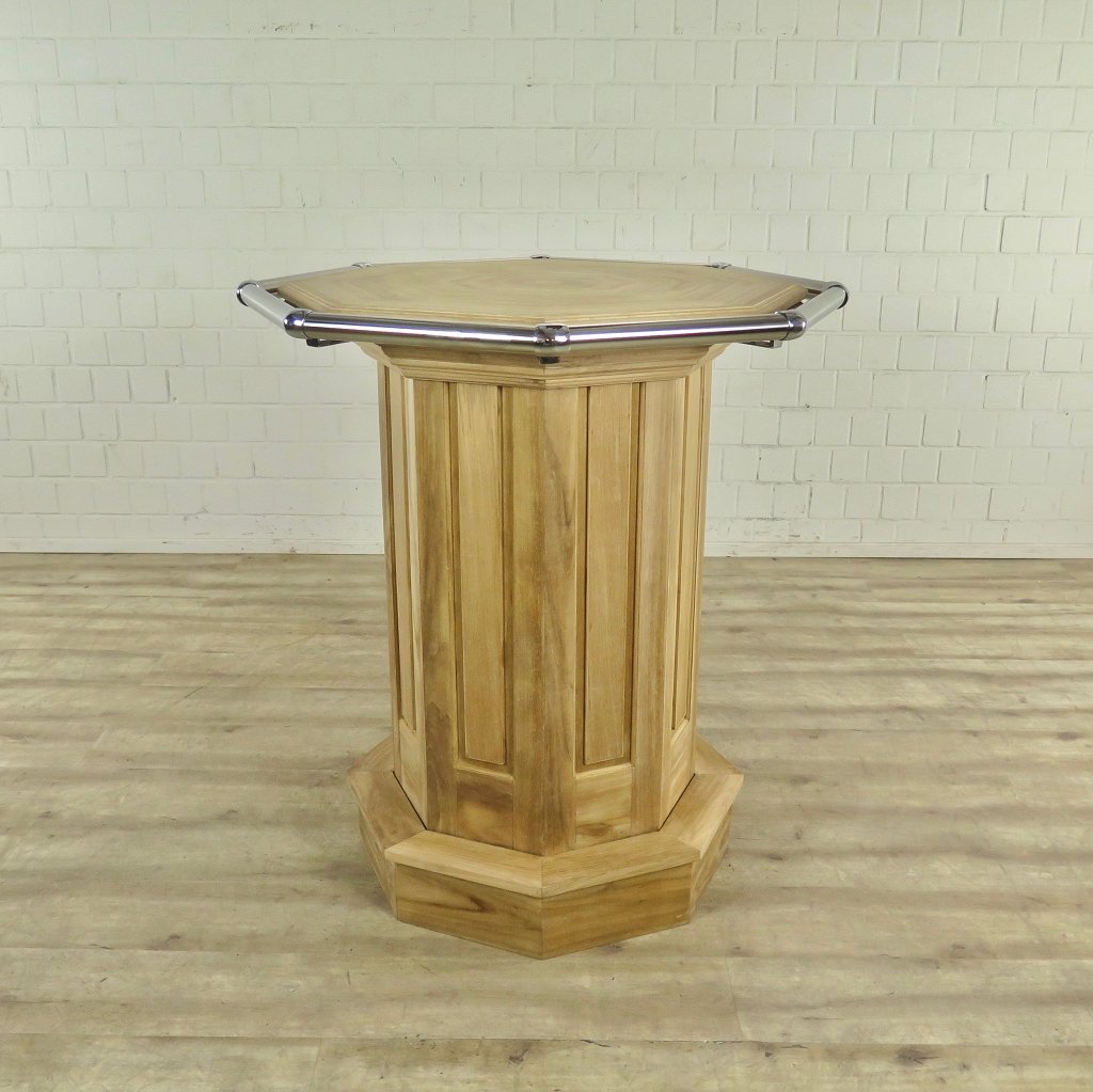 Stehtisch Teakholz Ø 1,08 m