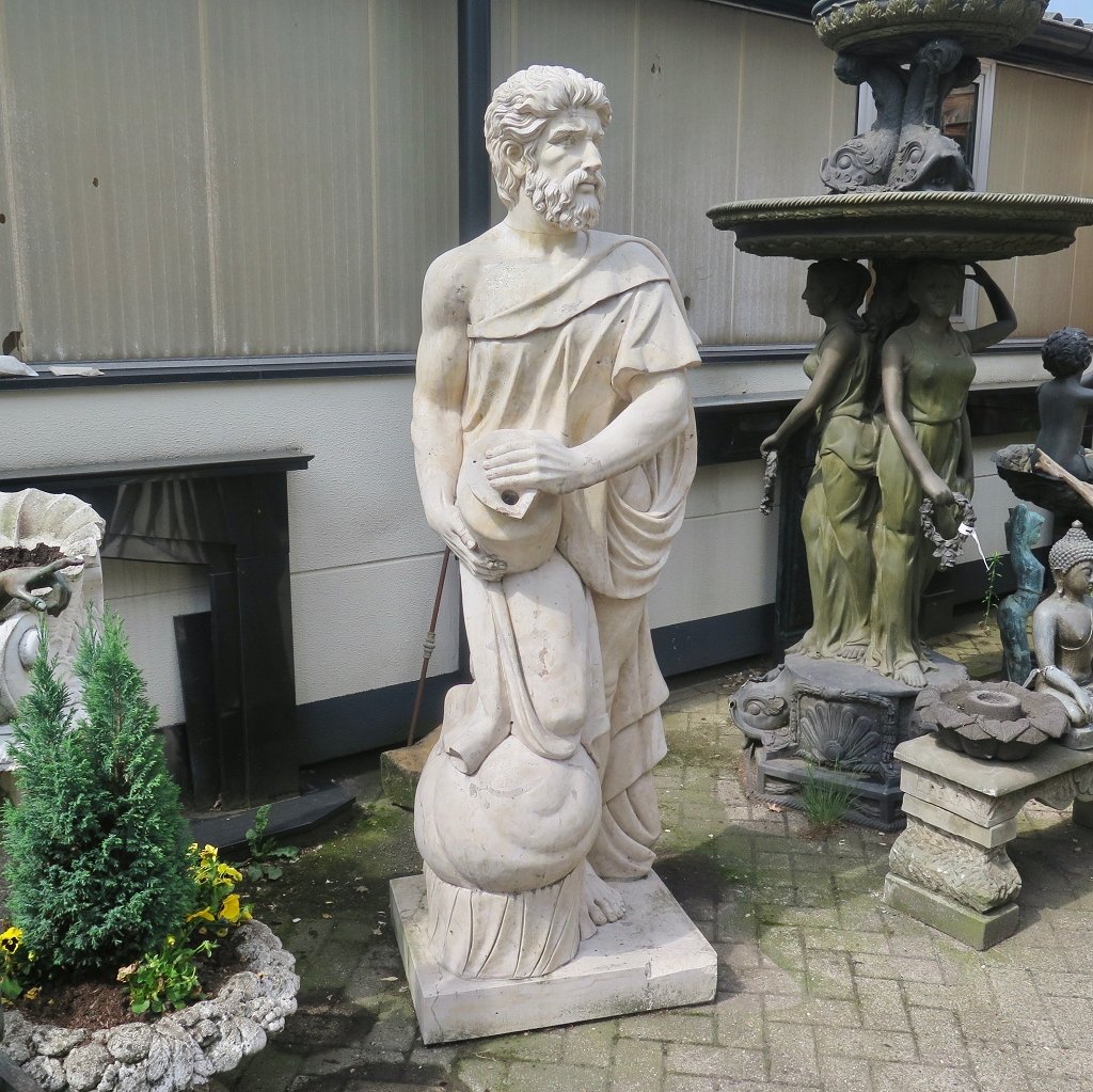 Skulptur Wasserspeier Griechischer Gott 2,00 m