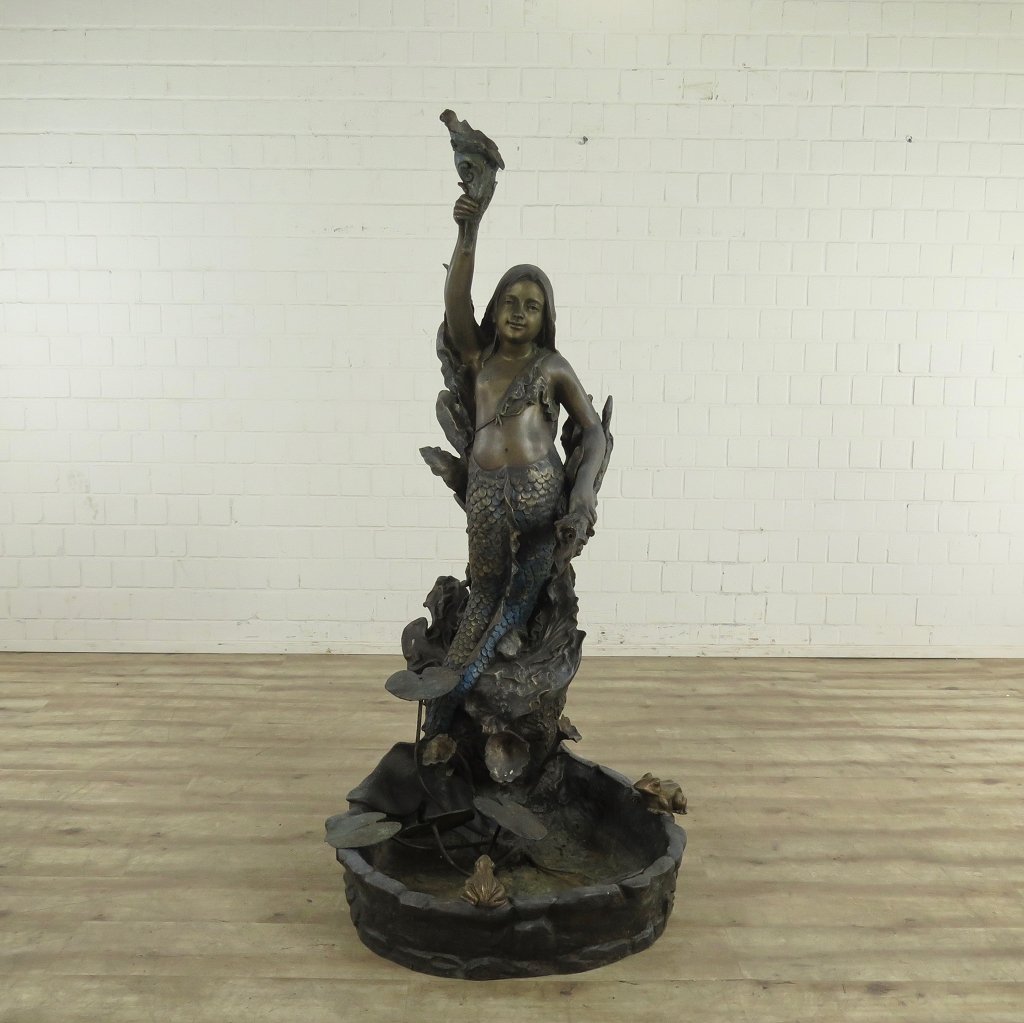 Wasserspeier Brunnen Bronze 1,83 m