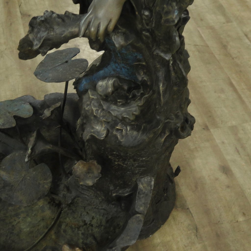 Wasserspeier Brunnen Bronze 1,83 m