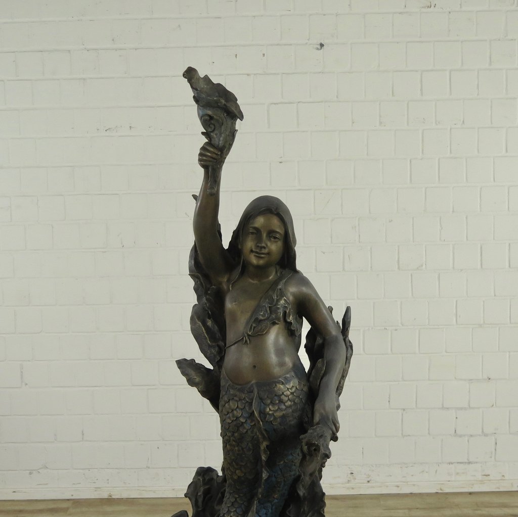 Wasserspeier Brunnen Bronze 1,83 m