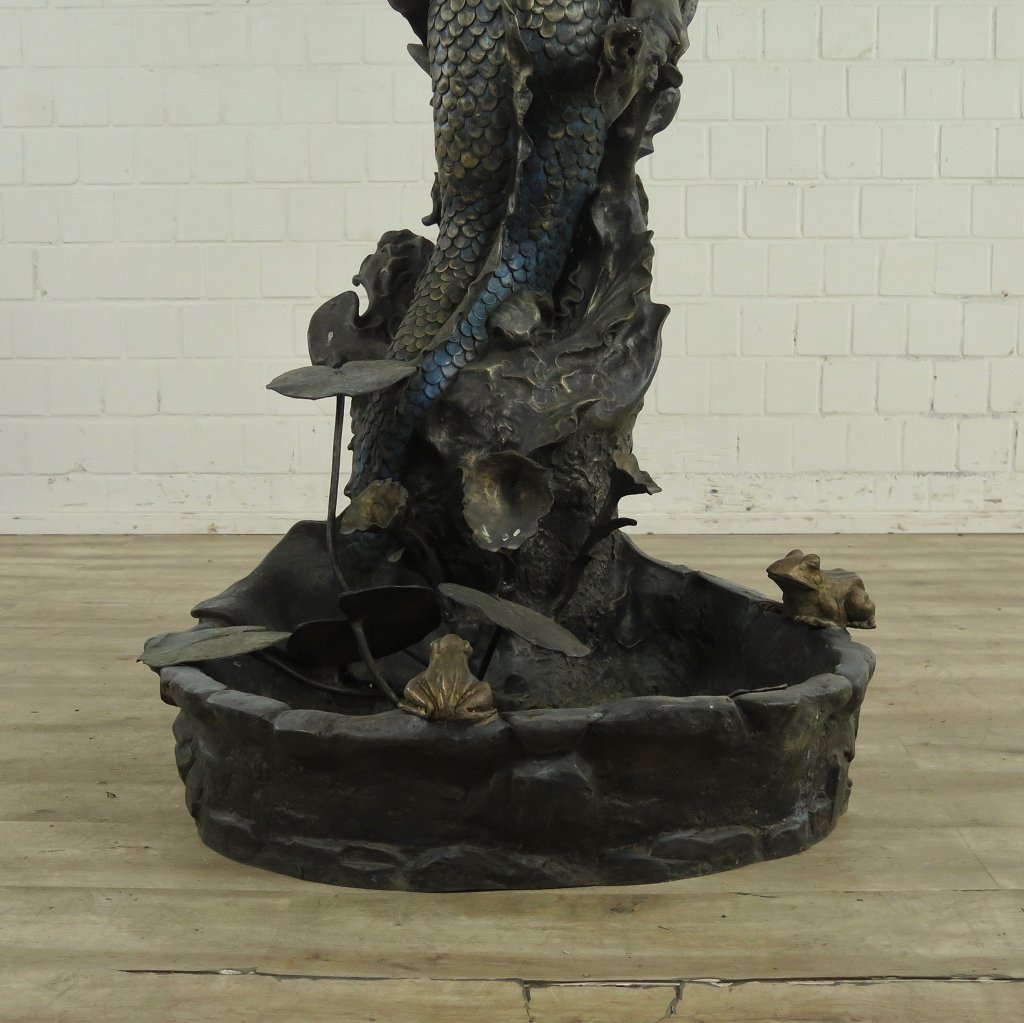 Wasserspeier Brunnen Bronze 1,83 m