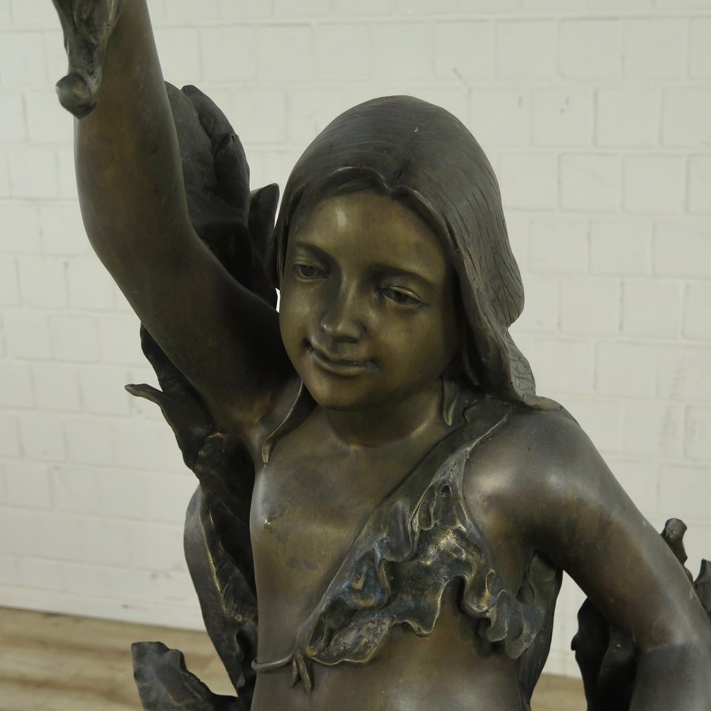 Wasserspeier Brunnen Bronze 1,83 m