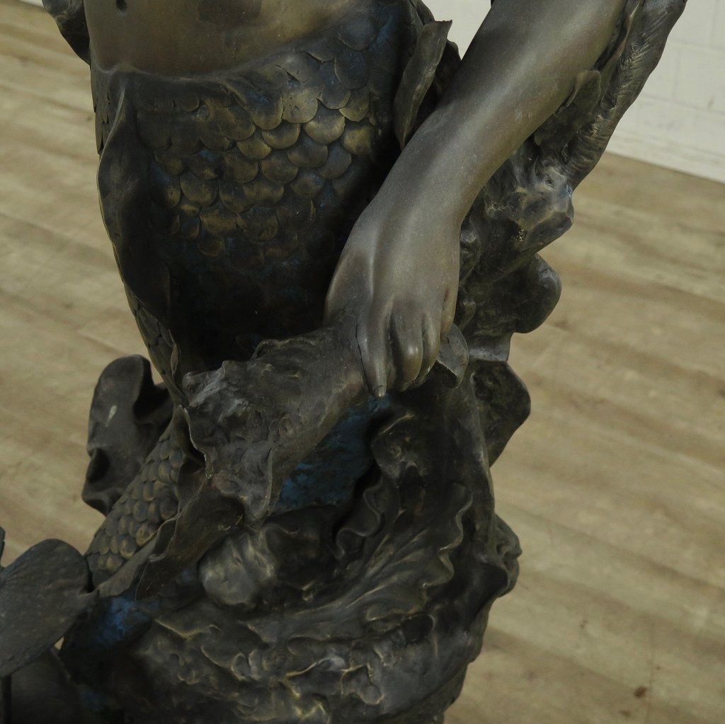 Wasserspeier Brunnen Bronze 1,83 m