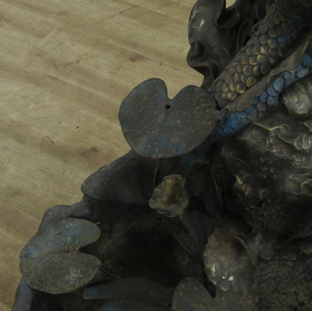 Wasserspeier Brunnen Bronze 1,83 m