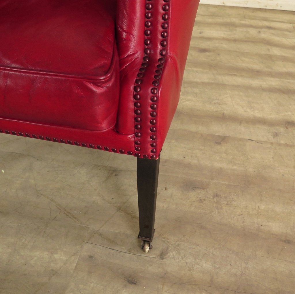 Chesterfield Sessel Rot