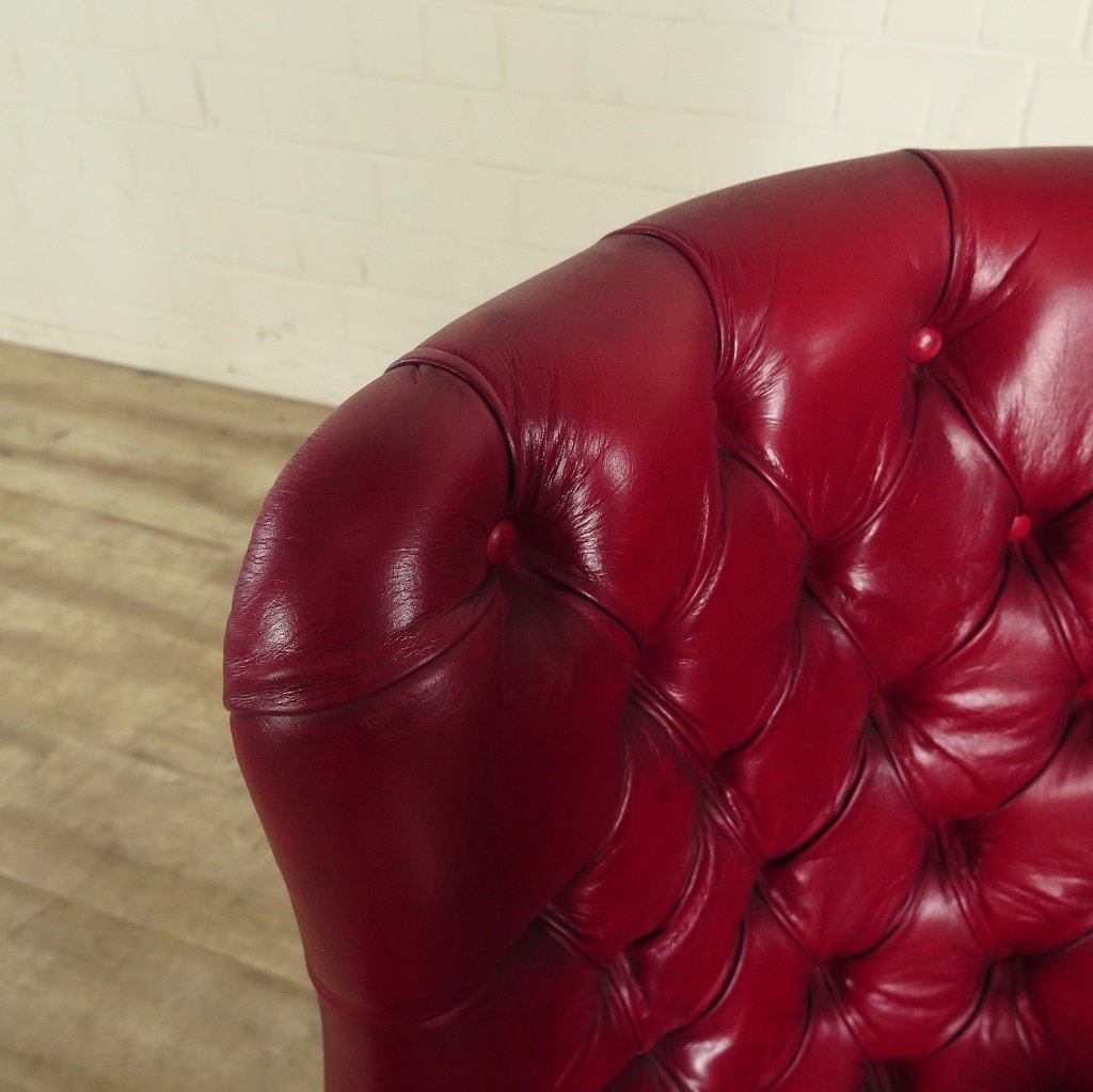 Chesterfield Sessel Rot