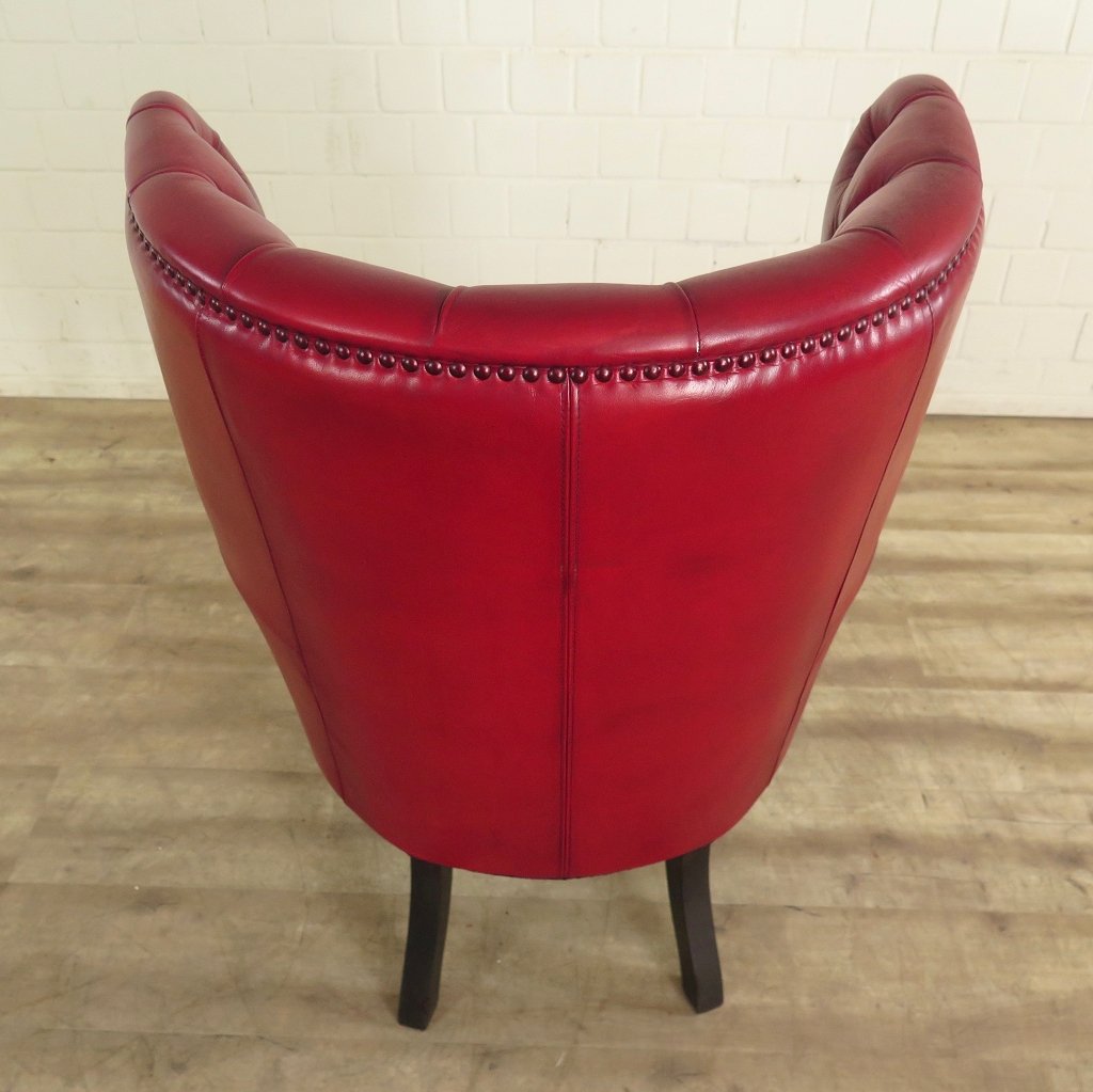 Chesterfield Sessel Rot