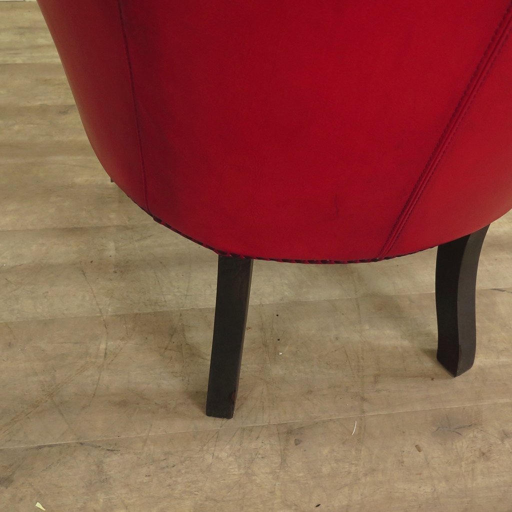 Chesterfield Sessel Rot