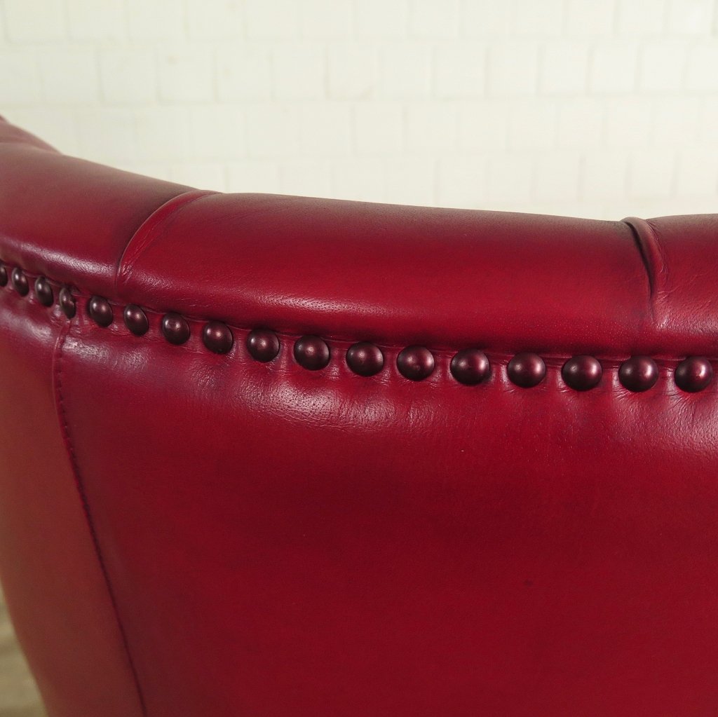 Chesterfield Sessel Rot