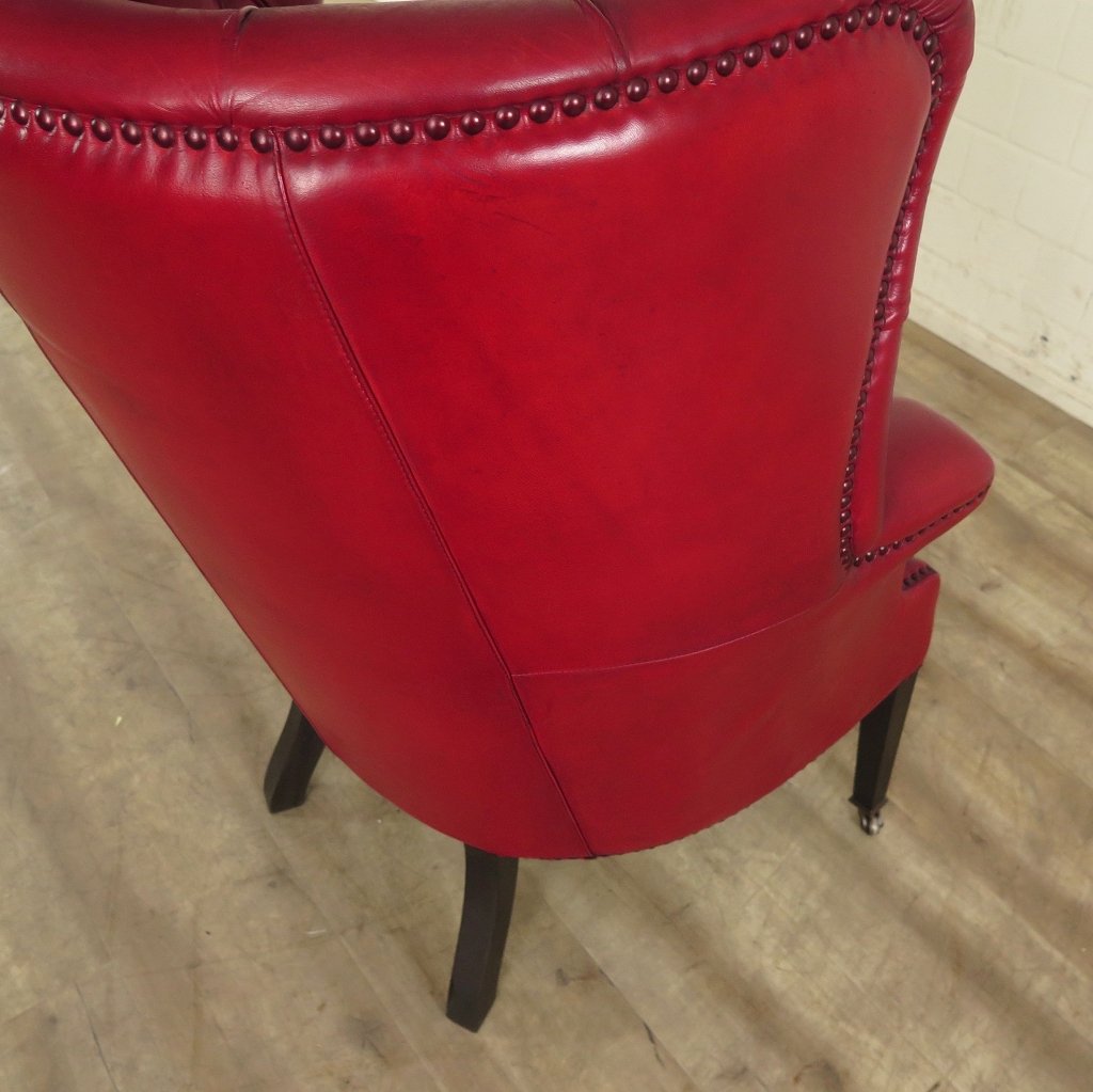 Chesterfield Sessel Rot