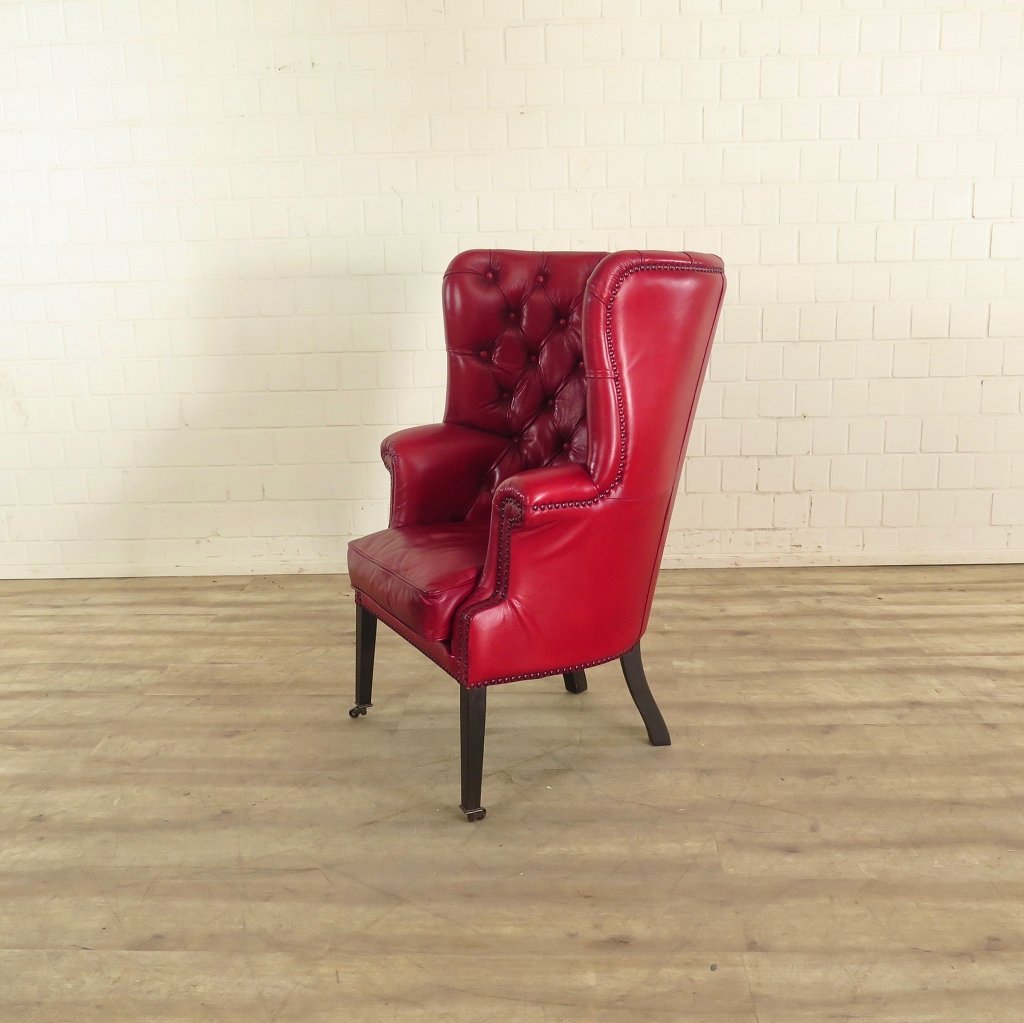 Chesterfield Sessel Rot