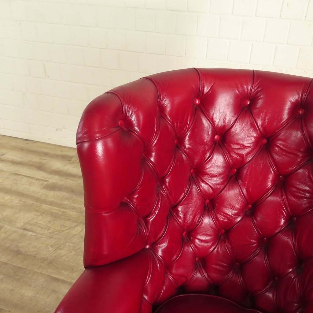 Chesterfield Sessel Rot