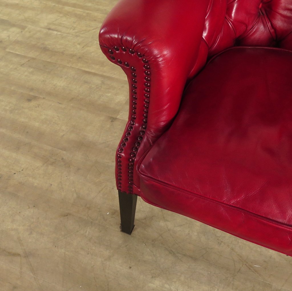 Chesterfield Sessel Rot