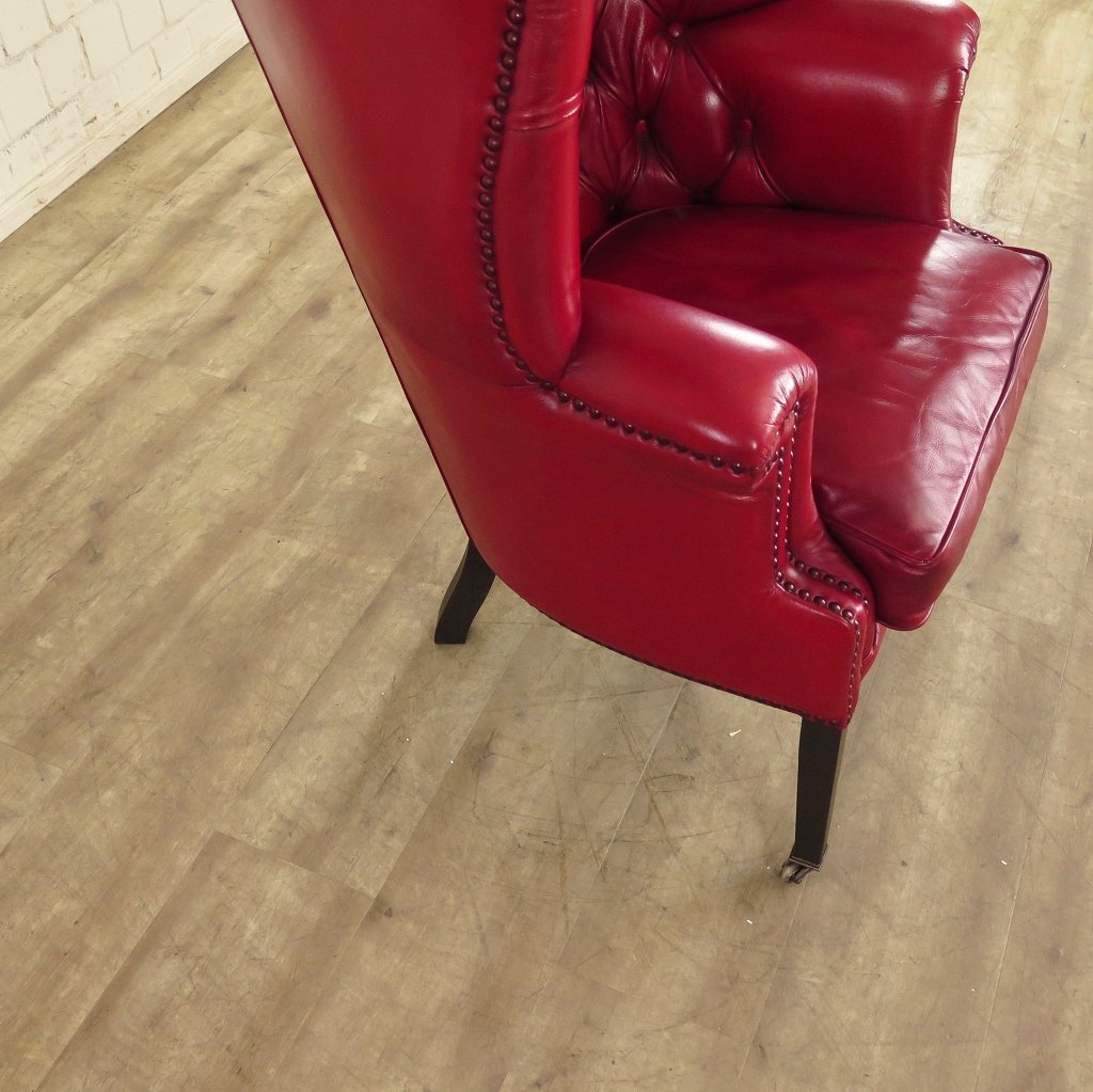 Chesterfield Sessel Rot
