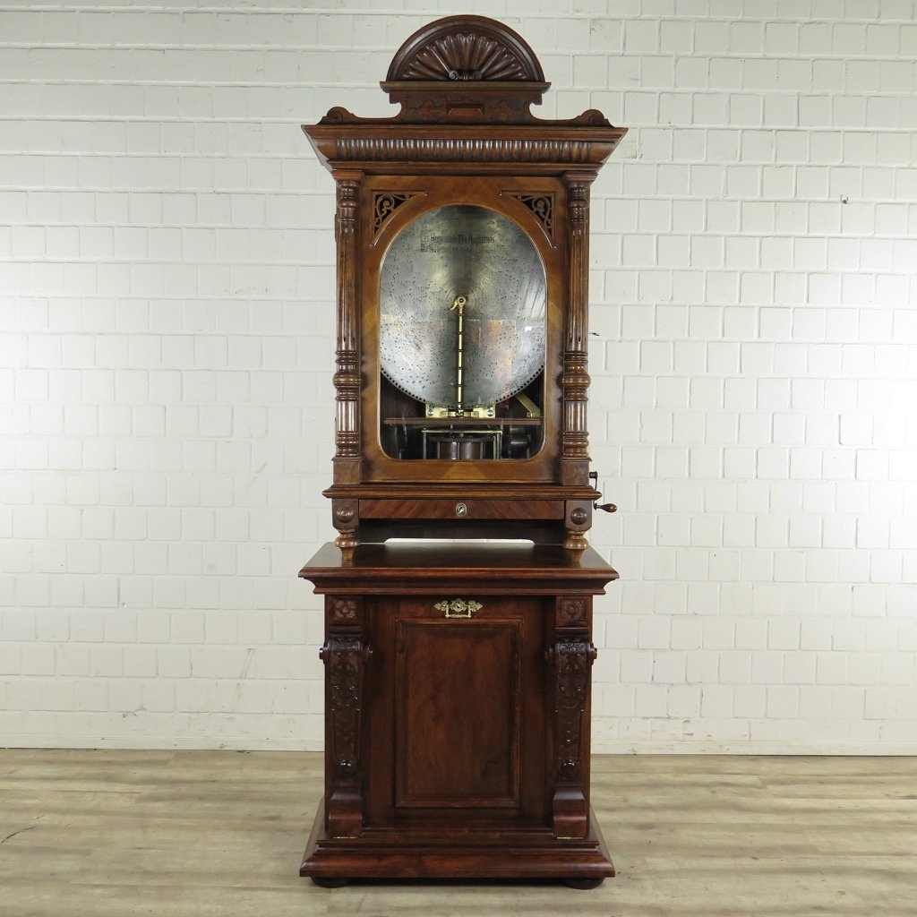 Spieluhr Symphonion Gründerzeit 1880 Nussbaum