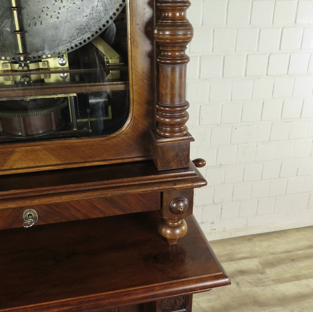 Spieluhr Symphonion Gründerzeit 1880 Nussbaum