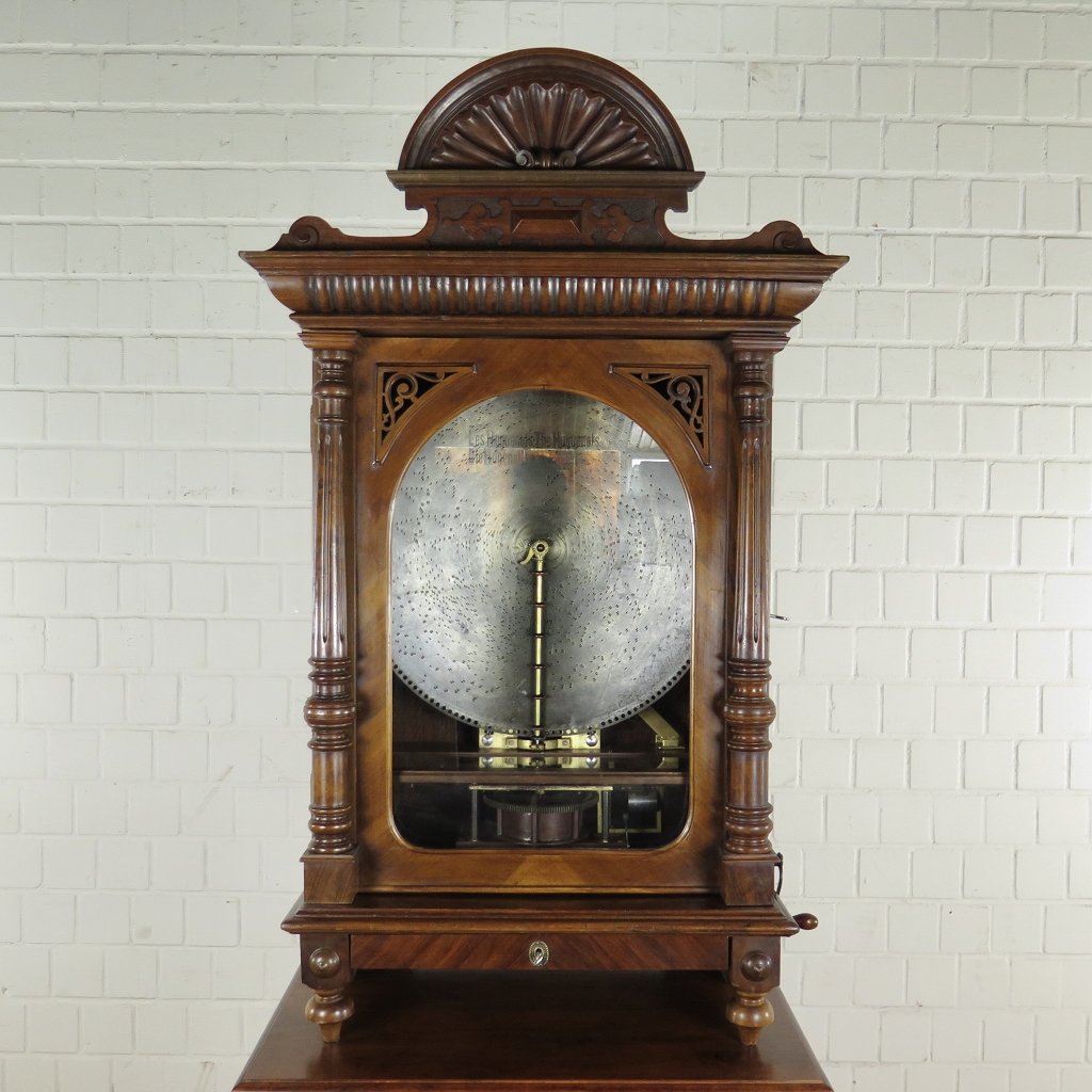 Spieluhr Symphonion Gründerzeit 1880 Nussbaum
