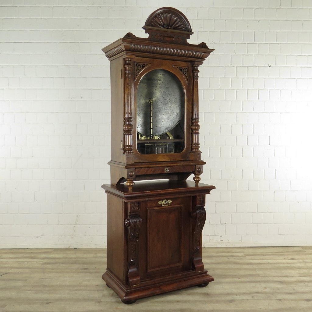 Spieluhr Symphonion Gründerzeit 1880 Nussbaum