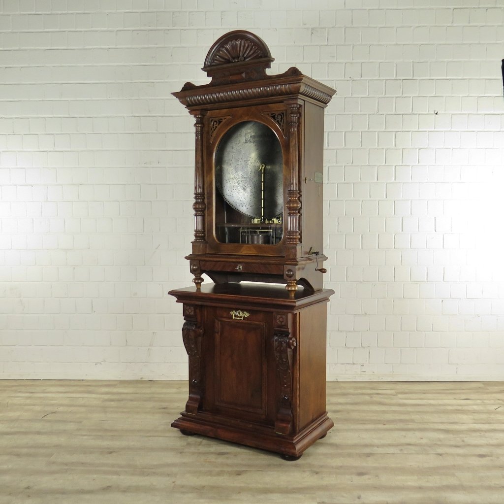 Spieluhr Symphonion Gründerzeit 1880 Nussbaum