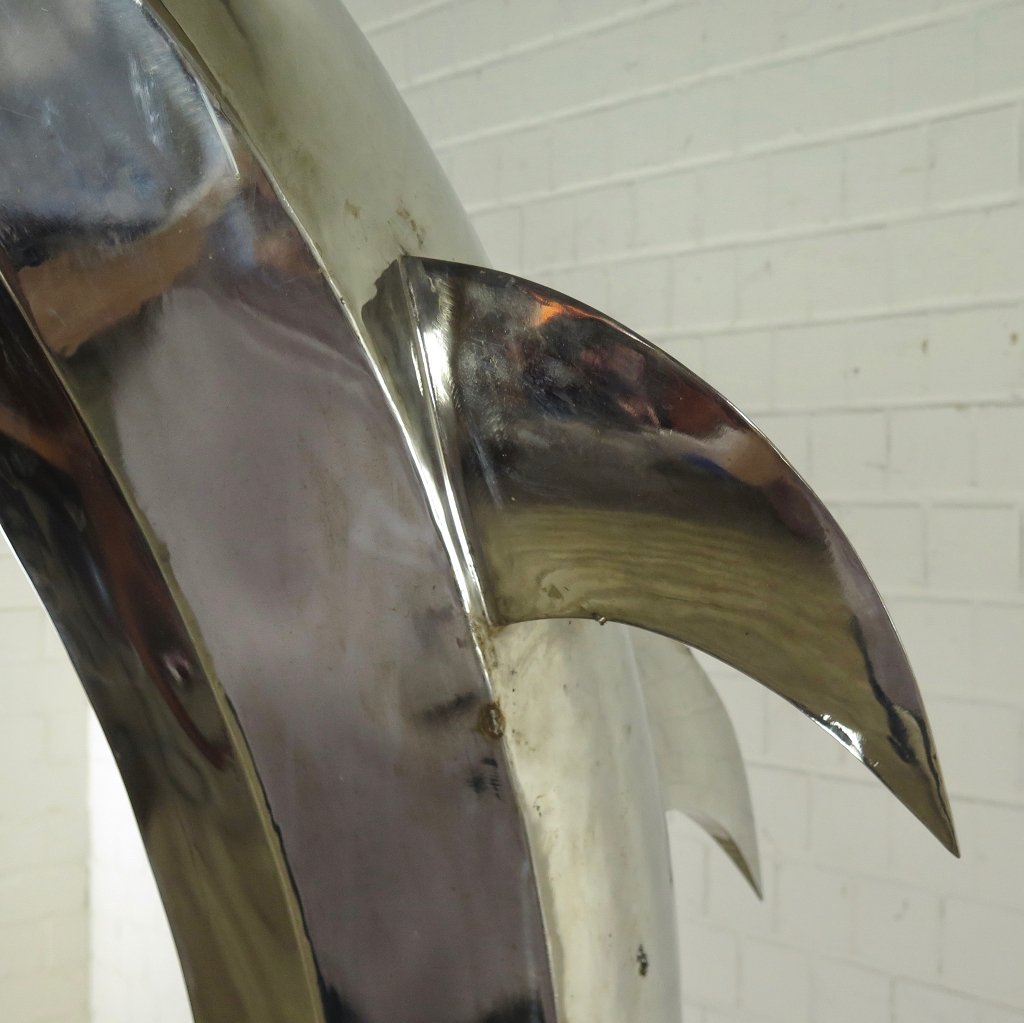 Skulptur Statue Delphin 2,33 m