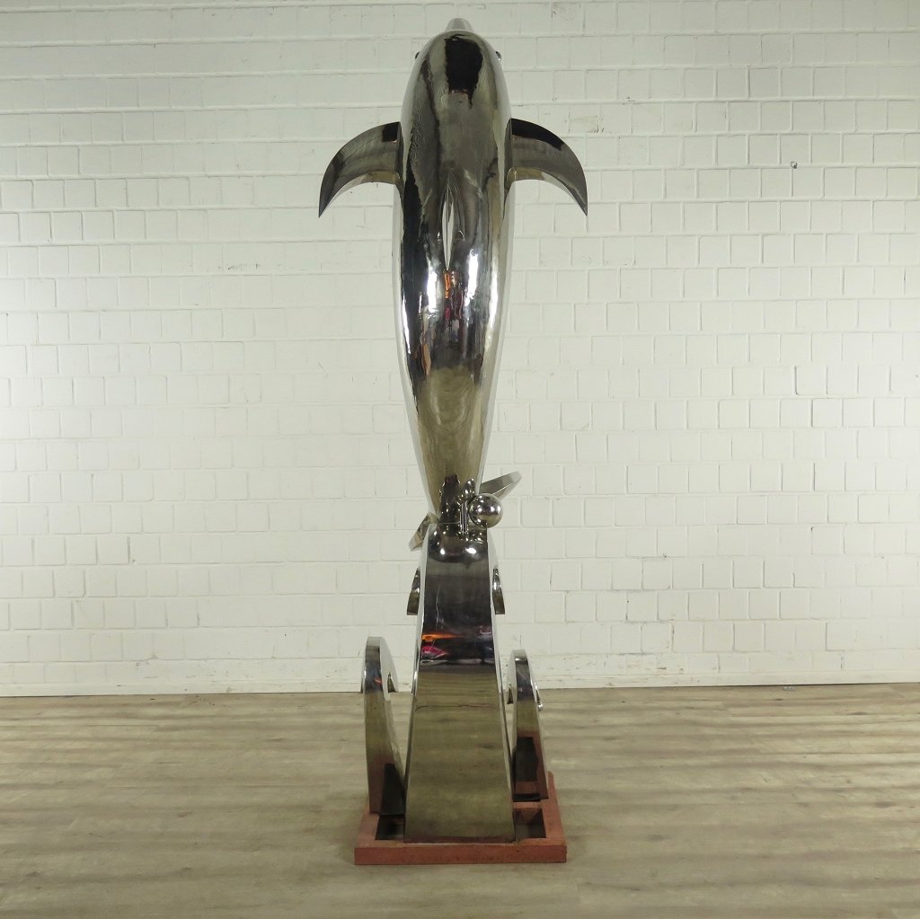 Skulptur Statue Delphin 2,33 m