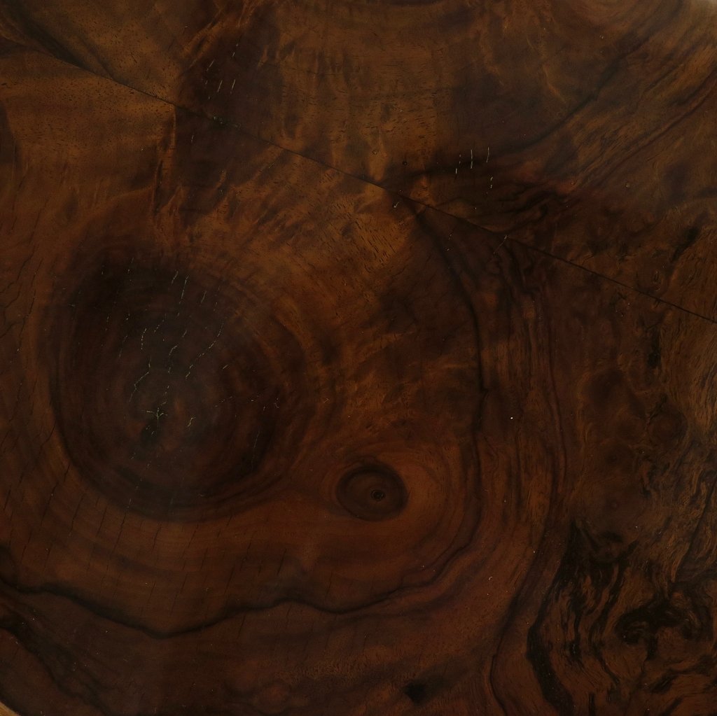 Nähtisch Biedermeier 1860 Nussbaum