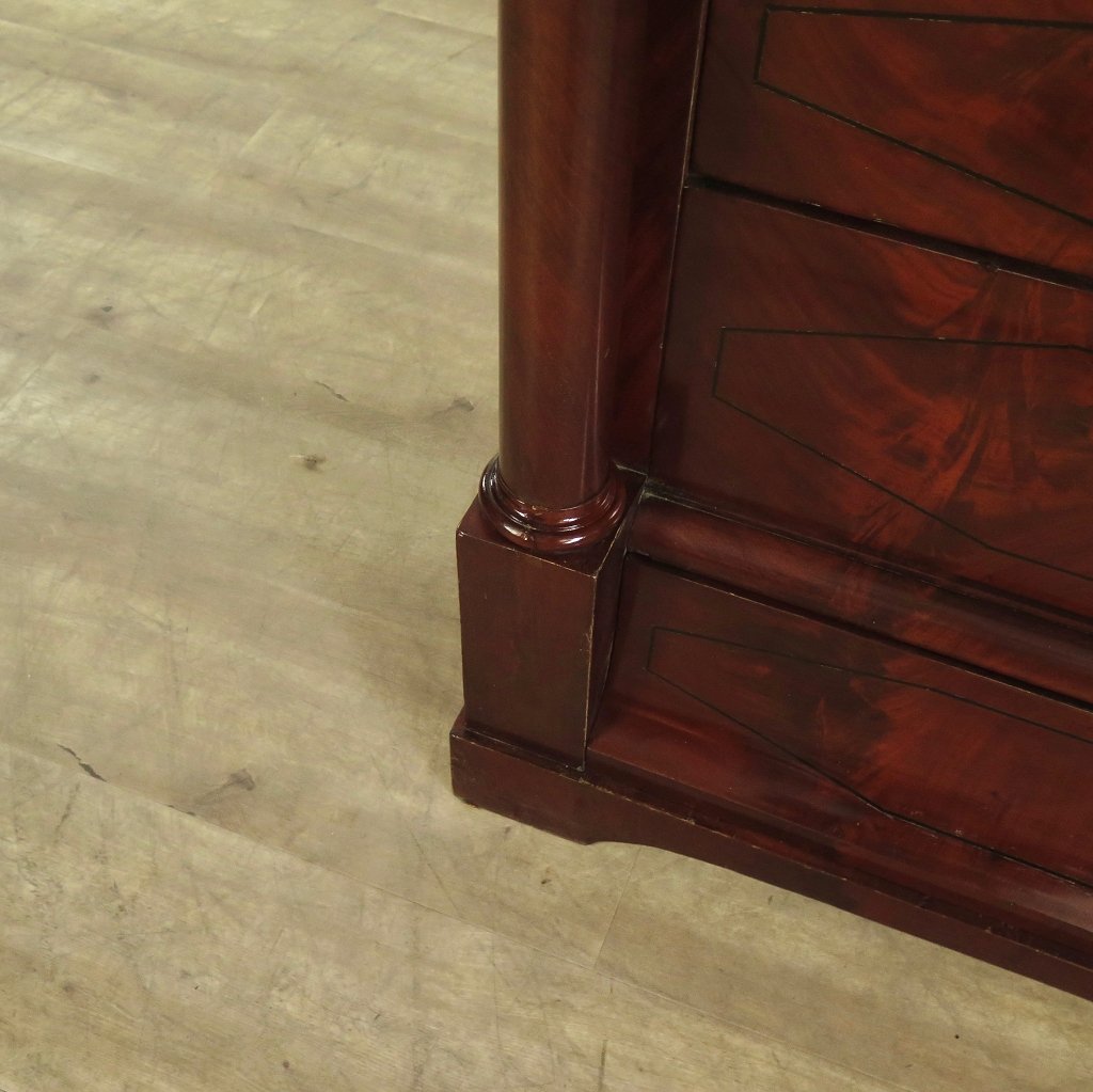 Sekretär Biedermeier 1840 Mahagoni