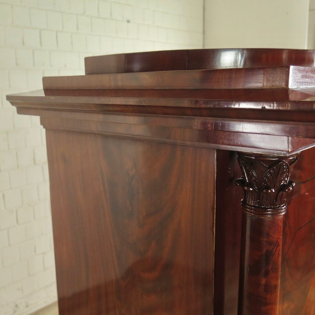 Sekretär Biedermeier 1840 Mahagoni