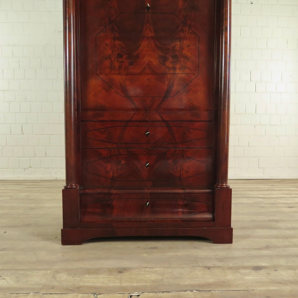 Sekretär Biedermeier 1840 Mahagoni
