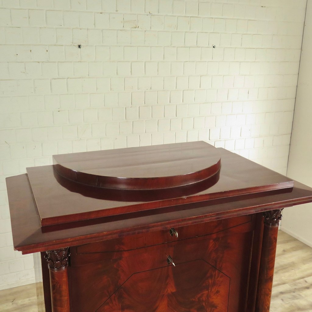 Sekretär Biedermeier 1840 Mahagoni