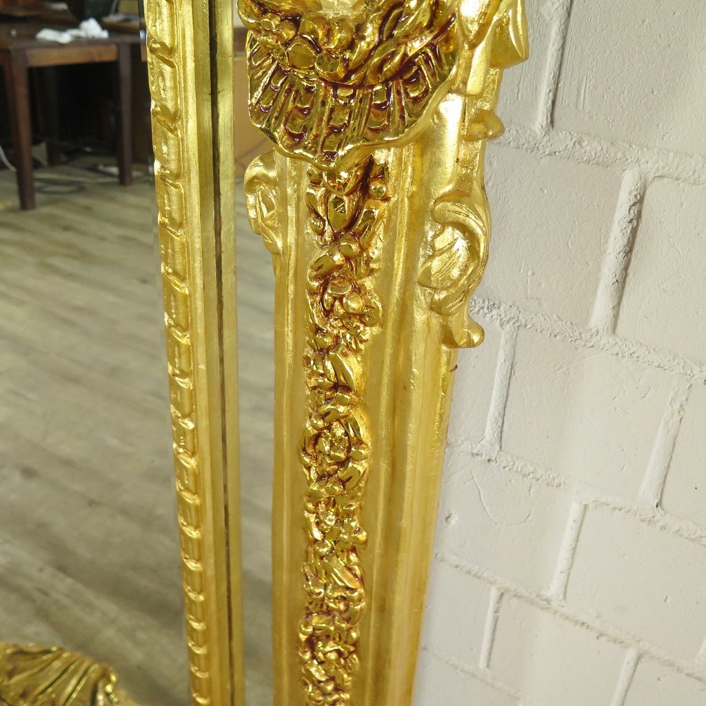 Spiegel Wandspiegel Barock Gold 1,40 m x 2,45 m