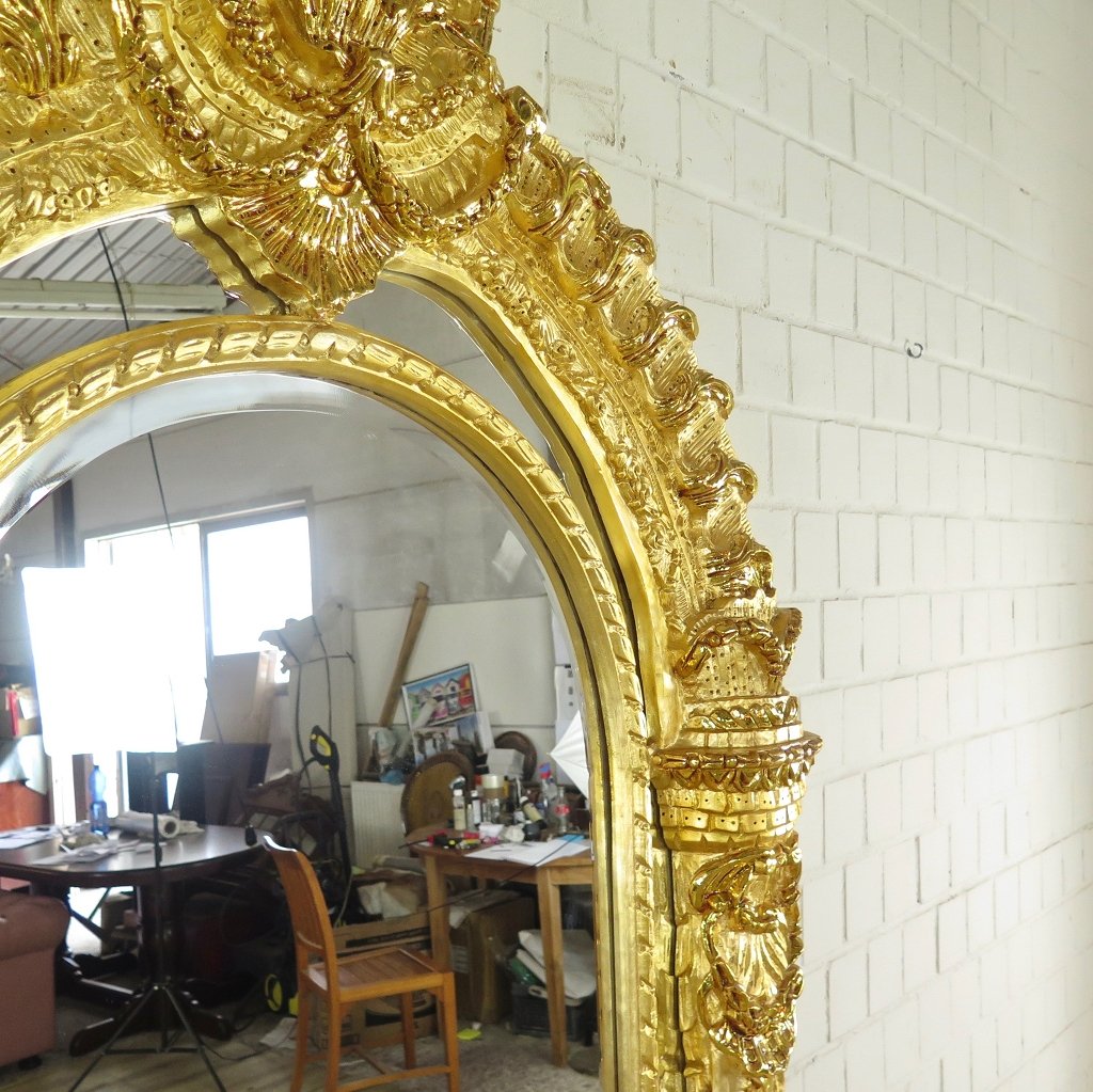 Spiegel Wandspiegel Barock Gold 1,40 m x 2,45 m