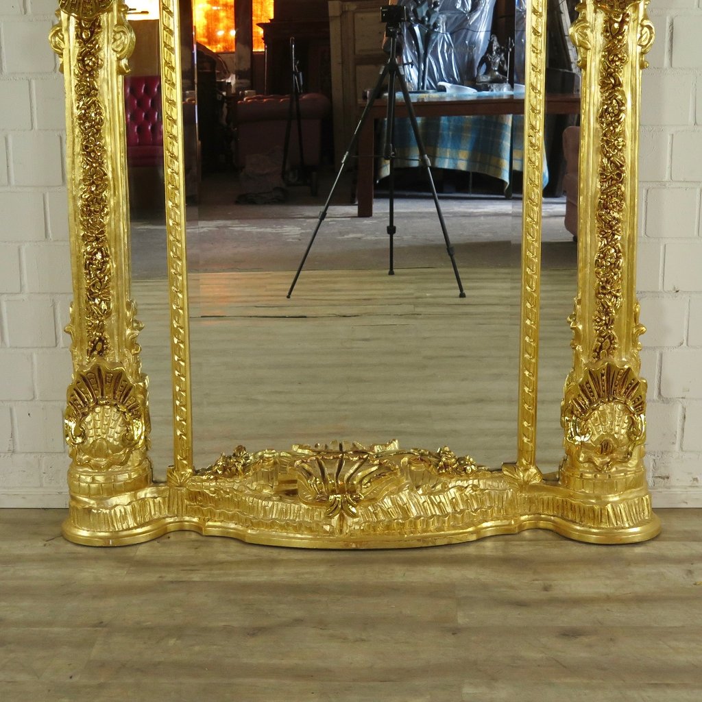 Spiegel Wandspiegel Barock Gold 1,40 m x 2,45 m