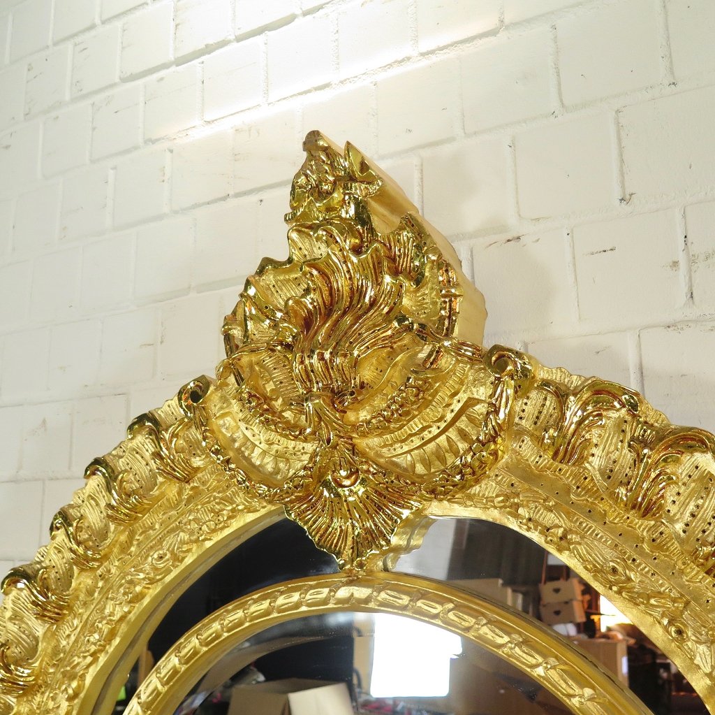 Spiegel Wandspiegel Barock Gold 1,40 m x 2,45 m