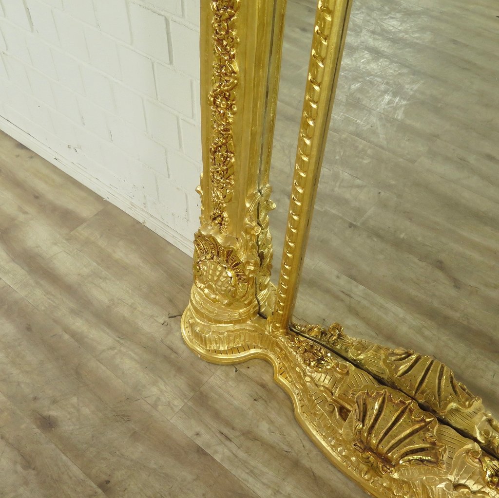 Spiegel Wandspiegel Barock Gold 1,40 m x 2,45 m