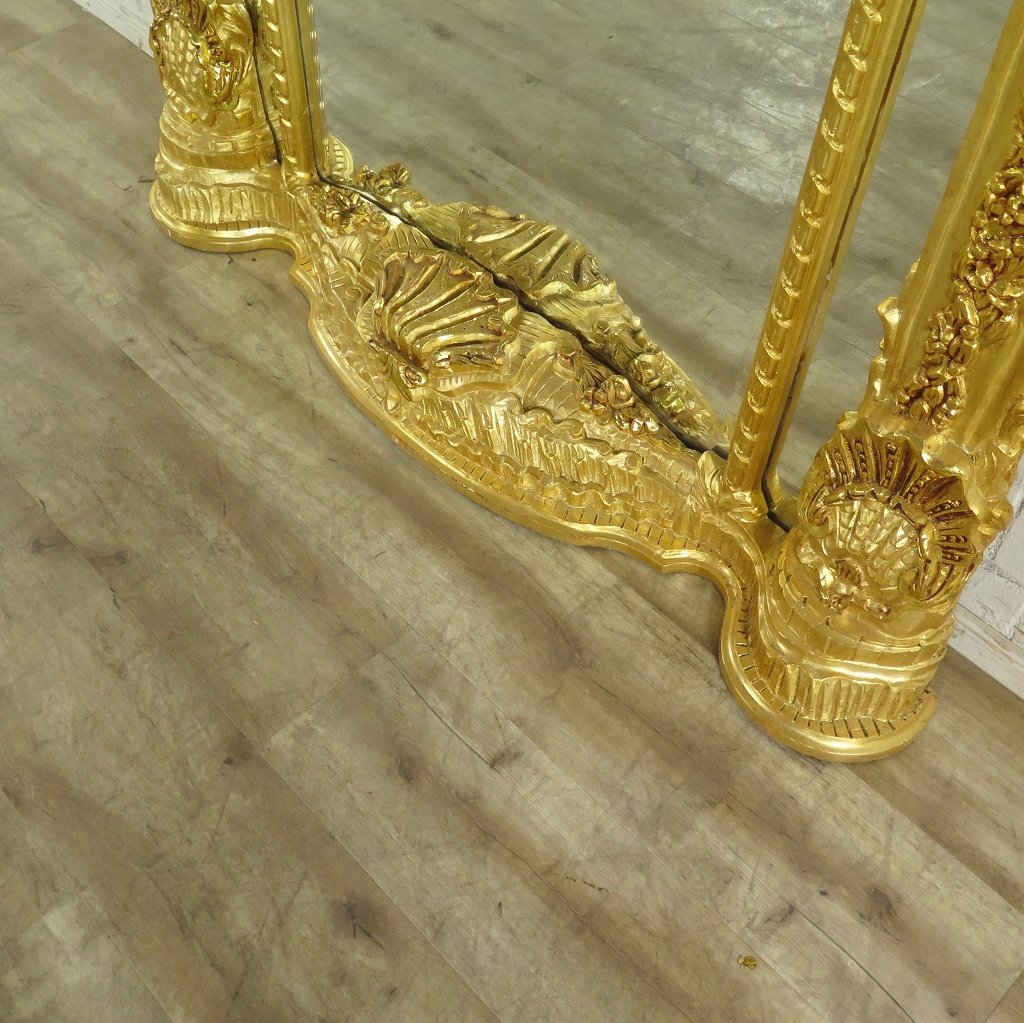 Spiegel Wandspiegel Barock Gold 1,40 m x 2,45 m