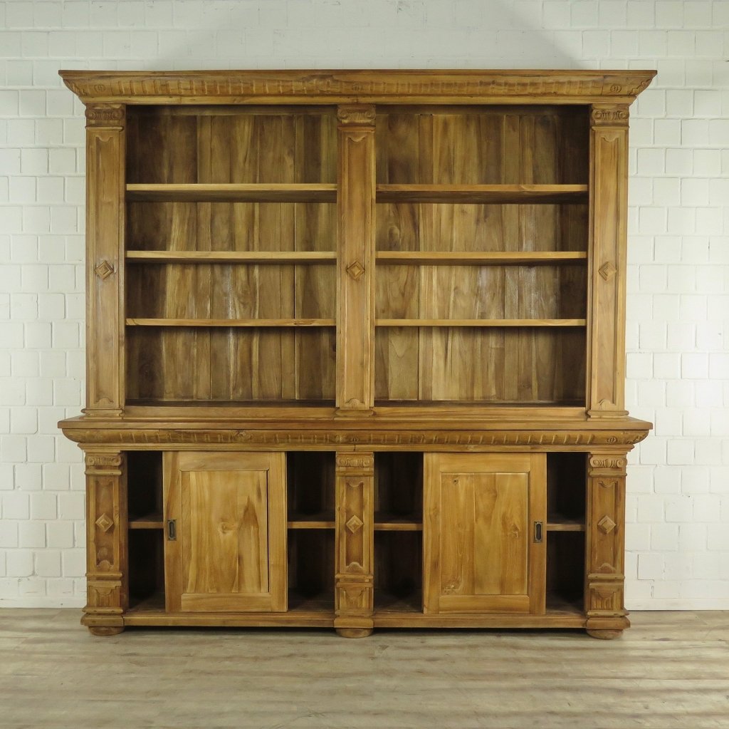 Ladenregal Anna Teakholz 2,40 m