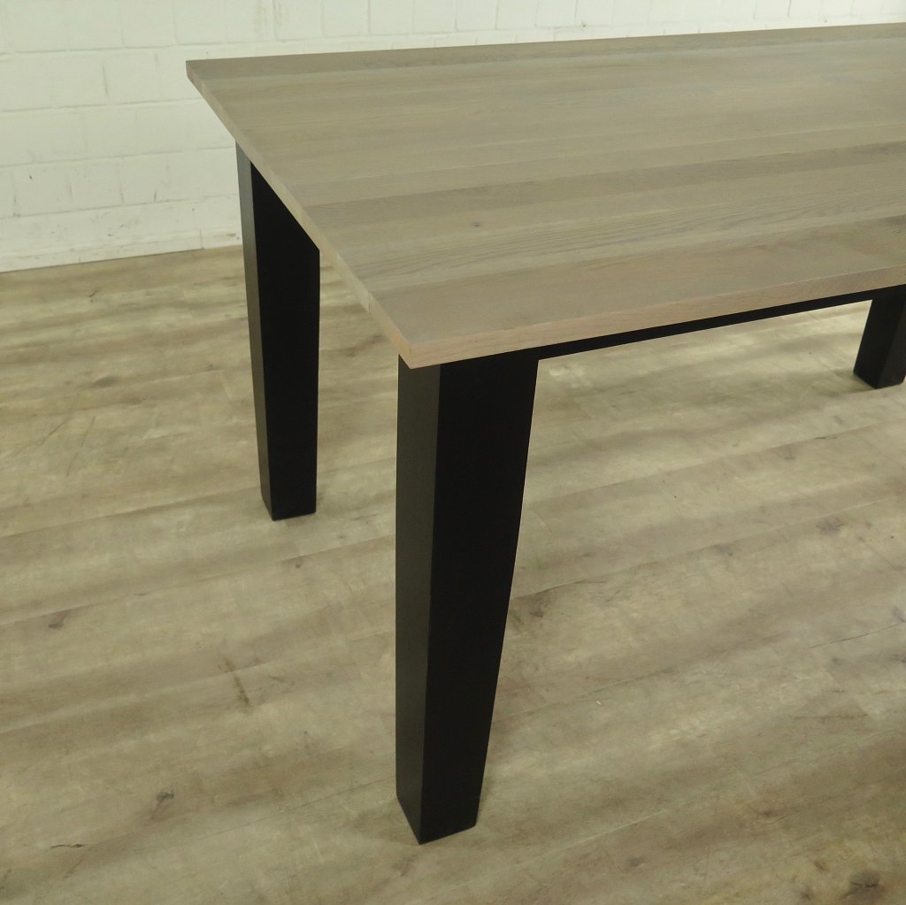 Esstisch Liam Landhausstil Schwarz 1,30 m x 0,90 m