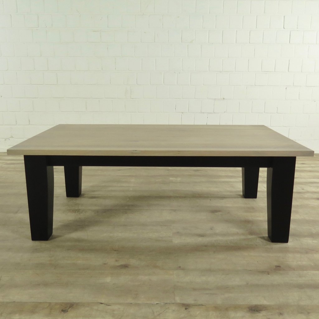 Couchtisch Liam Landhausstil Schwarz 1,30 m x 0,80 m