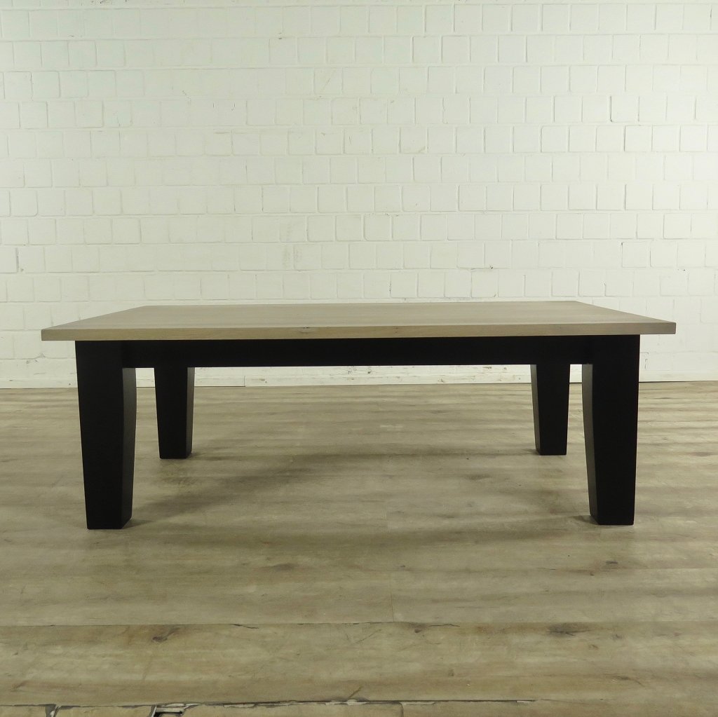 Couchtisch Liam Landhausstil Schwarz 1,30 m x 0,80 m