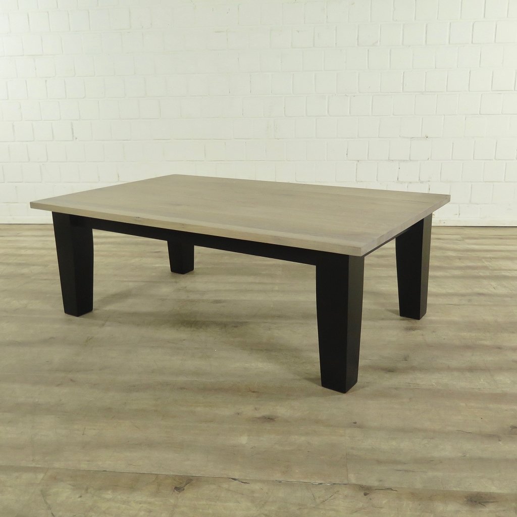 Couchtisch Liam Landhausstil Schwarz 1,30 m x 0,80 m