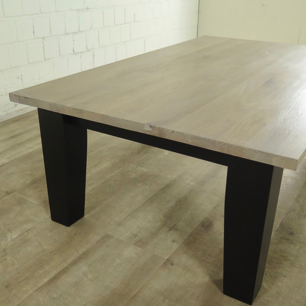 Couchtisch Liam Landhausstil Schwarz 1,30 m x 0,80 m