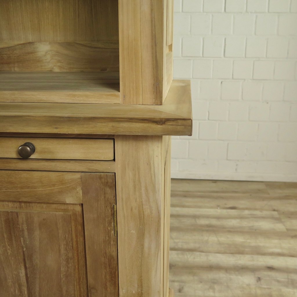 Bibliotheksschrank Schrank 2,05 m Teakholz