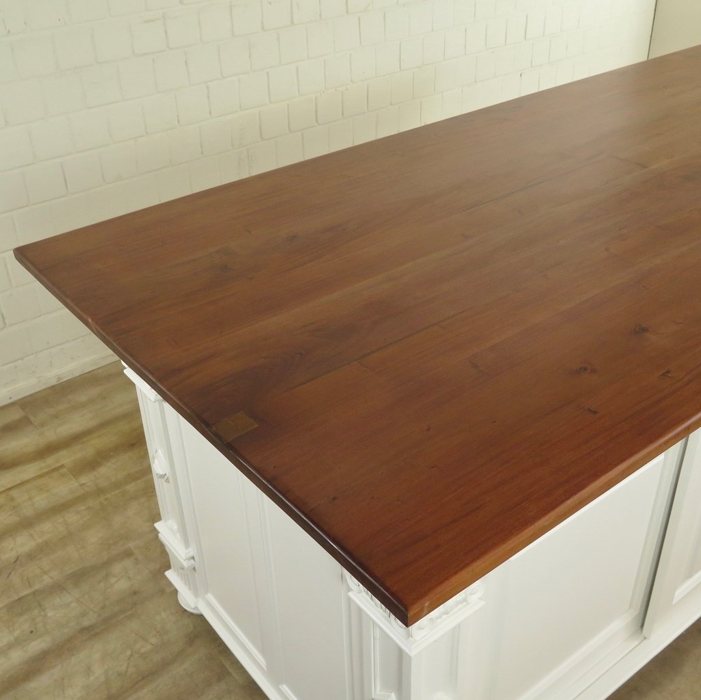 Kücheninsel Theke Teakholz 2,50 m