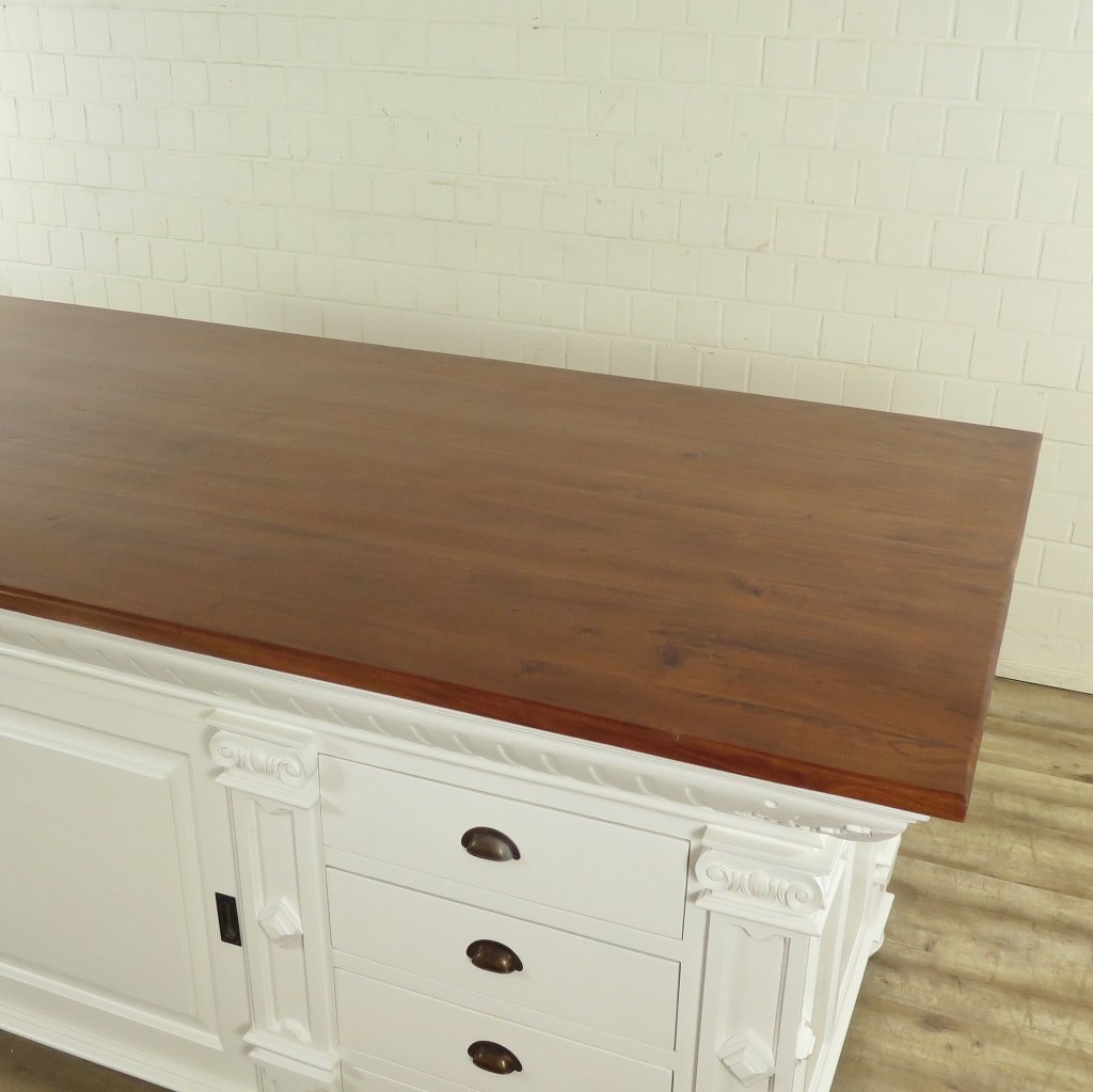 Kücheninsel Theke Teakholz 2,50 m