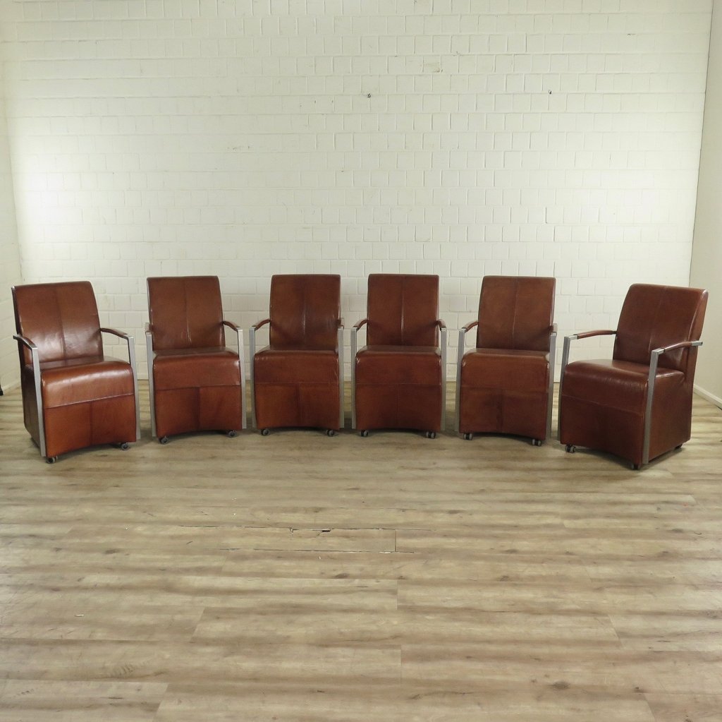Stuhl Esszimmerstuhl Industrial Design Leder
