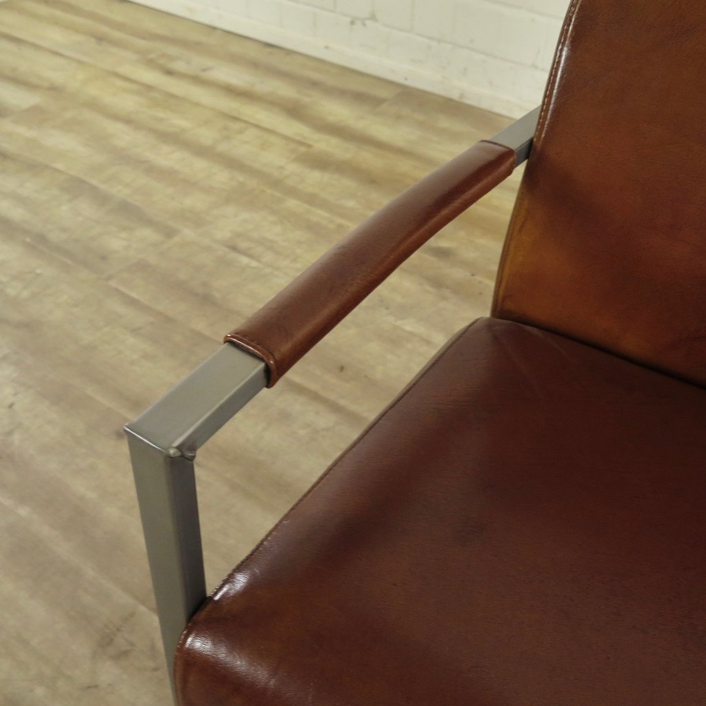 Stuhl Esszimmerstuhl Industrial Design Leder