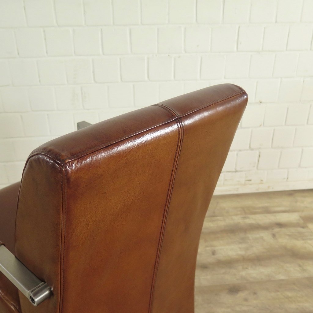 Stuhl Esszimmerstuhl Industrial Design Leder